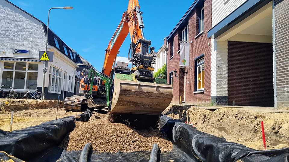 Projectbezoek Schelpenbron 'Herinrichting Schoolstraat' in Gemeente Horst aan de Maas